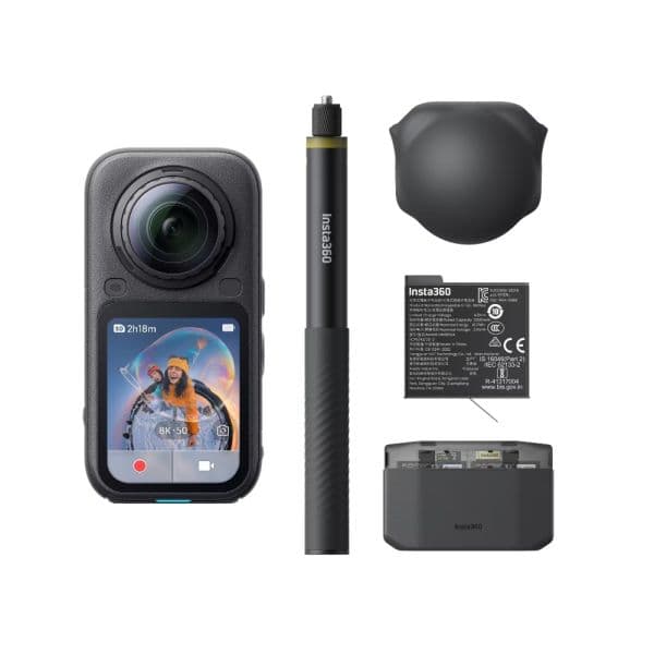 Câmera de Ação Insta360 X6 8K 360° Standard Bundle